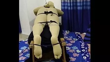 Redare Zentai dracului de masă sex bondage în spatele bts