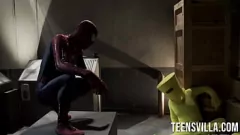 play Spiderman XXX 2: Hardcore Teen Threesome cu Xander Corvus și Casey Calvert