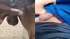 Reproducir Chico solitario y caliente disfruta de una ducha humeante mientras acaricia su polla dura en este porno exclusivo